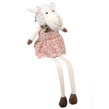SITZENDES LAMM 57CM FRÜHLINGSDEKORATION