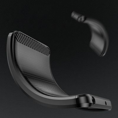5. Carbon Case für Realme 10 5G / Realme 9i 5G Flexible Silikon-Carbon-Abdeckung Schwarz