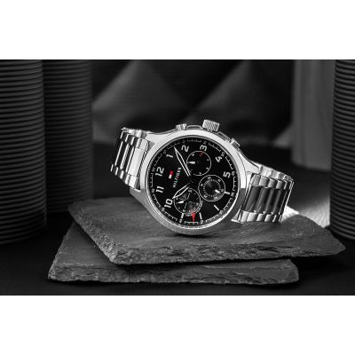 3. Tommy Hilfiger Asher 1791852 Herrenuhr + Box