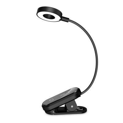 2. Tech-Protect LL100 Kabellose Lampe mit Clip + USB-A-/USB-C-Kabel (30 cm) – Schwarz