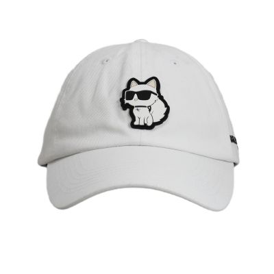 2. Karl Lagerfeld Paris Choupette Strapback-Cap Weiß – L5WH7944 wht