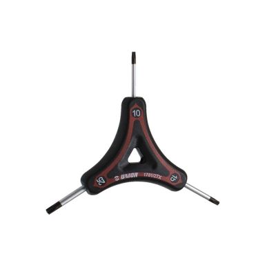 UNIOR Trilateral Torx-Schlüssel 10,15,25 US