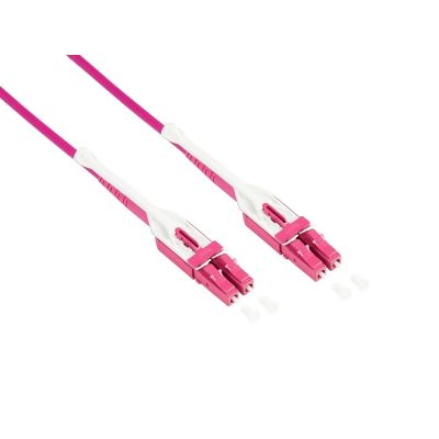Alcasa LW-U815LC4 InfiniBand/Glasfaserkabel 15 m LC Lila