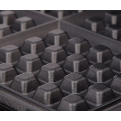 5. Adler AD 3036 Waffeleisen (1500W; silber)