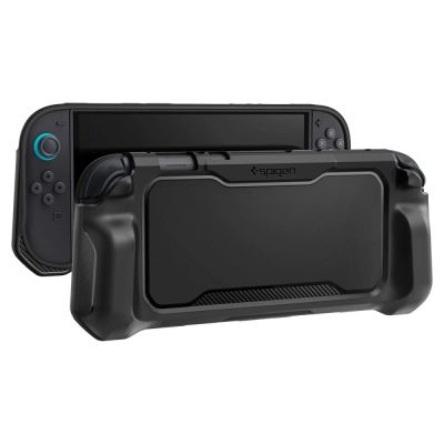 3. Spigen Rugged Armor Case für Nintendo Switch 2 - Mattschwarz