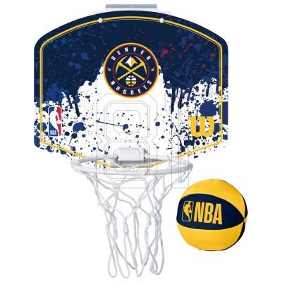 2. Wilson NBA Team Denver Nuggets Mini-Basketball-Rückwand WTBA1302DEN