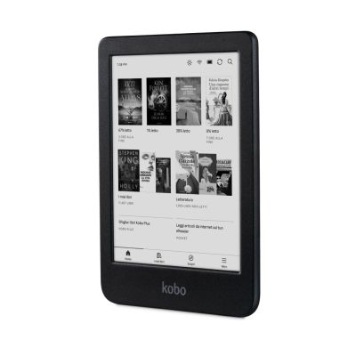 2. Kobo Clara E-Book-Reader, Schwarzweiß, 6" E-Ink, Carta 1300 HD, 16 GB, WLAN, Schwarz