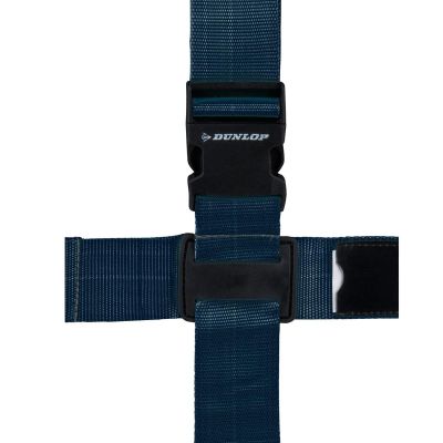 7. Universal-Gepäcksicherheitsgurt 230 x 5 cm, 2er-Set, Dunlop, Marineblau