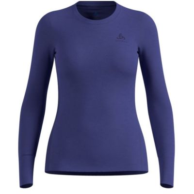 3. Odlo BL TOP Crew Neck L/S MERINO 200 Langarm-Thermounterwäsche Größe S Blau