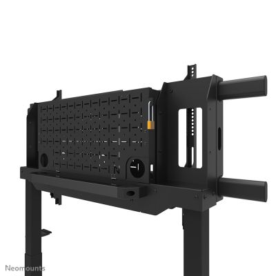 6. Neomounts FL55-975BL1 Medienständer, schwarz, flach, für Medienkarten/Medienwagen