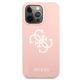 3. Guess GUHCP13LLS4GWPI iPhone 13 Pro / 13 6.1" rosa/rosa Hartschale Silikon 4G Logo