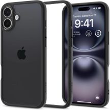 Spigen Ultra Hybrid-Hülle für iPhone 16 – mattschwarz