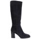 2. Graue Damen-Lederstiefel mit Absatz Vinceza 67049