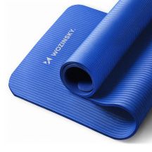 Wozinsky Gymnastikmatte 181 x 63 x 0,9 cm dicke Gymnastik-Yogamatte blau