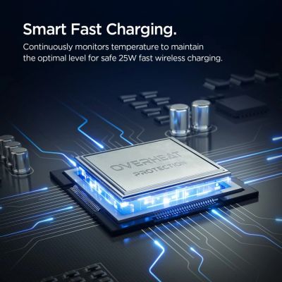 6. Spigen Essential EV25MFAQ Magnetische MagSafe-Lüftungshalterung fürs Auto – Schwarz