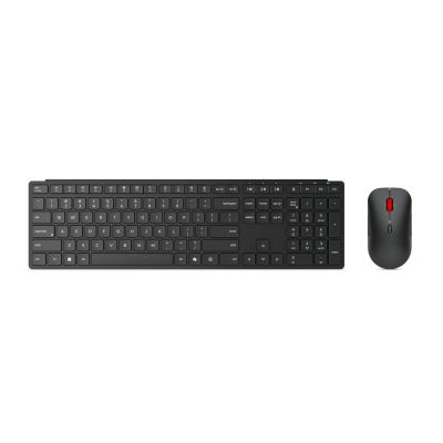 Lenovo 4X31S04848 Tastatur und Maus inklusive, Office RF Wireless + Bluetooth, Belgisches Schwarz