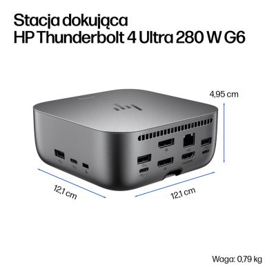 10. HP Thunderbolt 4 Ultra 280W G6 Dock