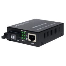 Emitter EM/1GB-ETH-1XSC-1550 WDM Ethernet Glasfaser-Konverter 10/100/1000 Mbit/s RJ45/1xSC SM 9/125 (Tx 1550 nm / Rx 1310 nm) 20 km