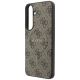 6. Guess Embossed 4G Ring Classic Logo MagSafe Hülle für Samsung Galaxy S26 FE – Braun