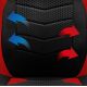 9. Huzaro FORCE 2.5 Gaming-Stuhl aus rotem Netzgewebe