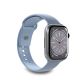 Puro Icon Silikonarmband für Apple Watch 38 / 40 / 41 mm - Hellblau (2 Stück)