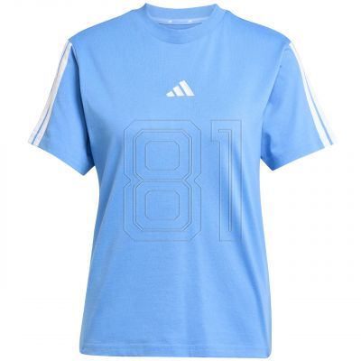 adidas Essentials 3-Streifen Baumwoll-T-Shirt W JV7361