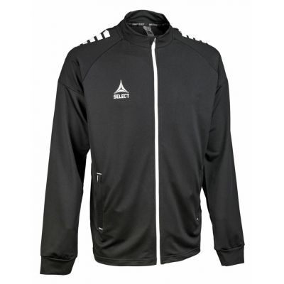 SELECT Spain v25 schwarzes Fußball-Trainings-Sweatshirt mit durchgehendem Reißverschluss