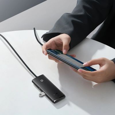 10. Baseus Lite Series HUB 4-Port (USB-A zu 4xUSB-A 3.0) 2m schwarz (WKQX030201)