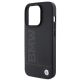 6. BMW Leder Hot Stamp iPhone 15 Pro Max Hülle - Schwarz