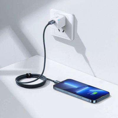 10. Baseus CAJY000201 Lightning – USB-C PD QC-Kabel 20 W 480 Mbit/s 1,2 m – Schwarz