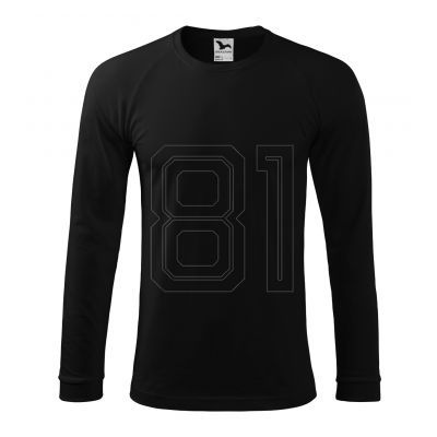 5. Malfini Street LS M T-Shirt MLI-13001 schwarz
