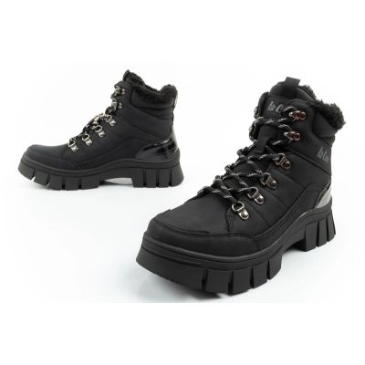 8. Lee Cooper Damen Winter Wandersportschuhe, isoliert, schwarz, hoch