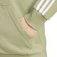 5. adidas Essentials 3-Streifen Fleece-Sweatshirt mit durchgehendem Reißverschluss W JP2352