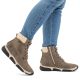7. Gefütterte Damen-Lederboots im Trekking-Stil, braun, Rieker 45925-25