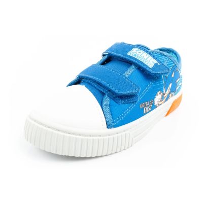 12. Leomil Sonic Kinder Sportschuhe Leichte Sneakers mit Klettverschluss Blau und Rot