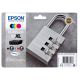 Epson Padlock C13T35964010 Tintenpatrone, 1 Stück, Original XL (hohe Reichweite), Schwarz, Cyan, Magenta, Gelb