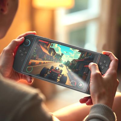 5. AmazingThing Radix Full Glass Tempered Glass für Nintendo Switch 2 (2 Stk.)