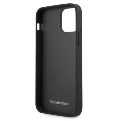 7. Mercedes Lederhülle mit Sternenmuster für iPhone 12 Pro Max – Schwarz