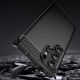 4. Carbon Case Silikonhülle für Samsung Galaxy S25 Ultra - Schwarz