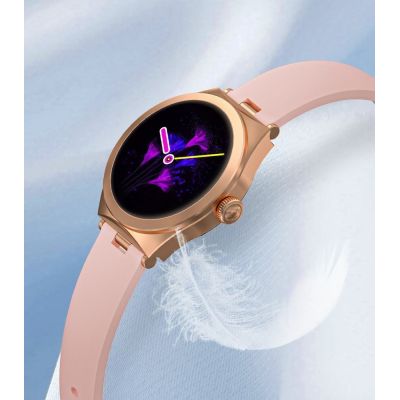 10. Smartwatch Gravity Roségold Pink GT25-2