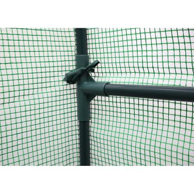 8. Gewächshaus-Gartentunnel mit zwei Eingängen für Tomaten und Gurken, 200 x 100 x 180 cm, grün