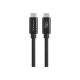 7. HYPER HyperDrive Next USB-Kabel USB4 Gen 3x2 1,2 m USB-C Schwarz
