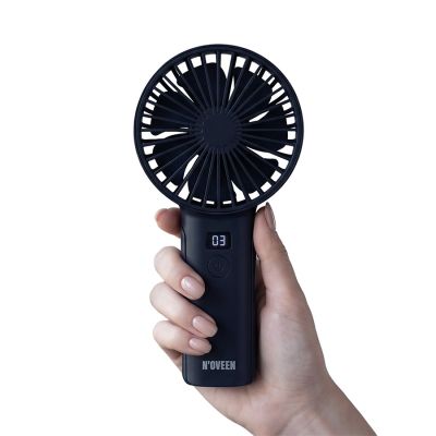4. NOVEEN F120 USB-wiederaufladbarer Handventilator für den Schreibtisch