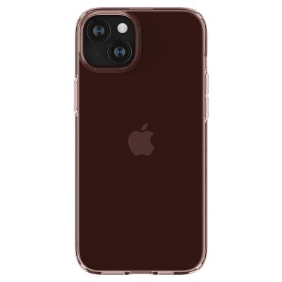 5. Spigen Crystal Flex Hülle für iPhone 15 Plus – rosa und transparent