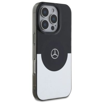 4. Mercedes Double Layer BiColor MagSafe Hülle für iPhone 16 Pro – Silber