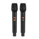 4. V-TONE BQ12 GO MP3 – Aktivlautsprecher, wiederaufladbar, schwarz, Bluetooth, TWS, USB, SD, DSP, AUX, Infrarot-Fernbedienung, 2 drahtlose Mikrofone, ausziehbarer Griff, Transportrollen