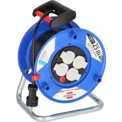 3. Brennenstuhl Garant Steckdosenleiste 25 m 4 x Steckdose Schwarz, Blau