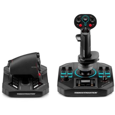 Thrustmaster Sol-R 4 HOTAS Schwarzer USB-Joystick + Motorsteuerhebel Analog/Digital PC