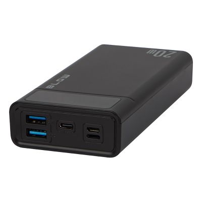 4. BLOW POWERBANK 20000 mAh QC+PD 20 W + LIGHTNING BLACK PB20E