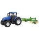 Amewi Spielzeugtraktor mit Kreiselschwader, ferngesteuertes Modell, Elektromotor, Maßstab 1:24